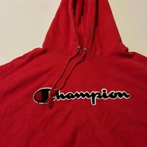 Red Champion Men’s Hoodie